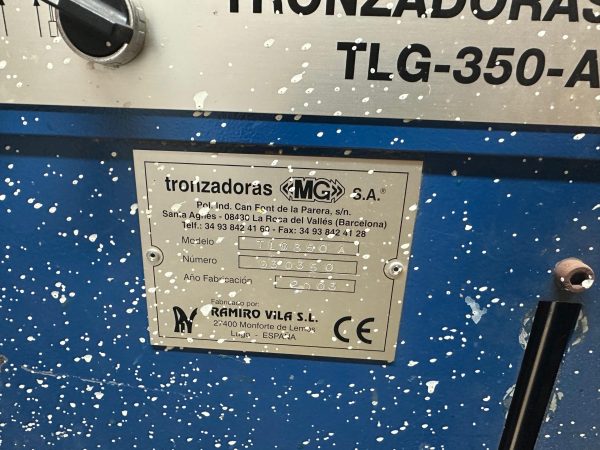 201- Tronzadora MG. TLG-350-A - Imagen 5
